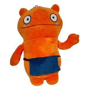2019 Ugly Dolls Wage 10-Inch Orange Plush with Denim Apron